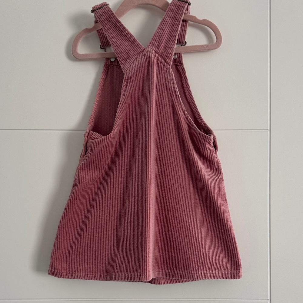 Zara Pink Corduroy Kids Overall Dress - Picture 5 of 6